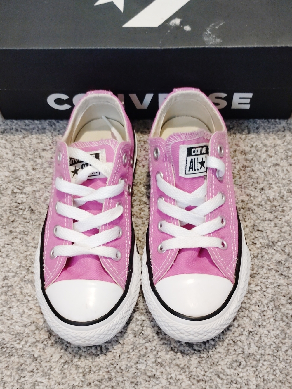 Converse Kids Pink Low-Top Sneakers